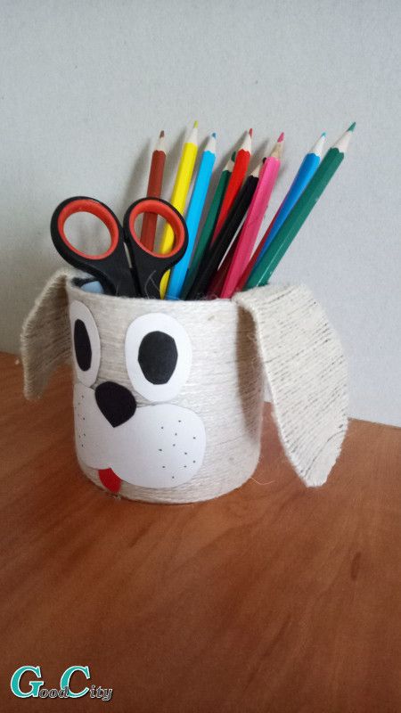 Как легко сделать карандашницу